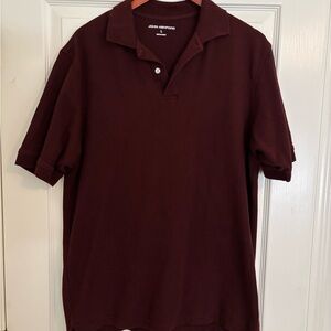 John Ashford Men's Short-Sleeve Polo in Maroon